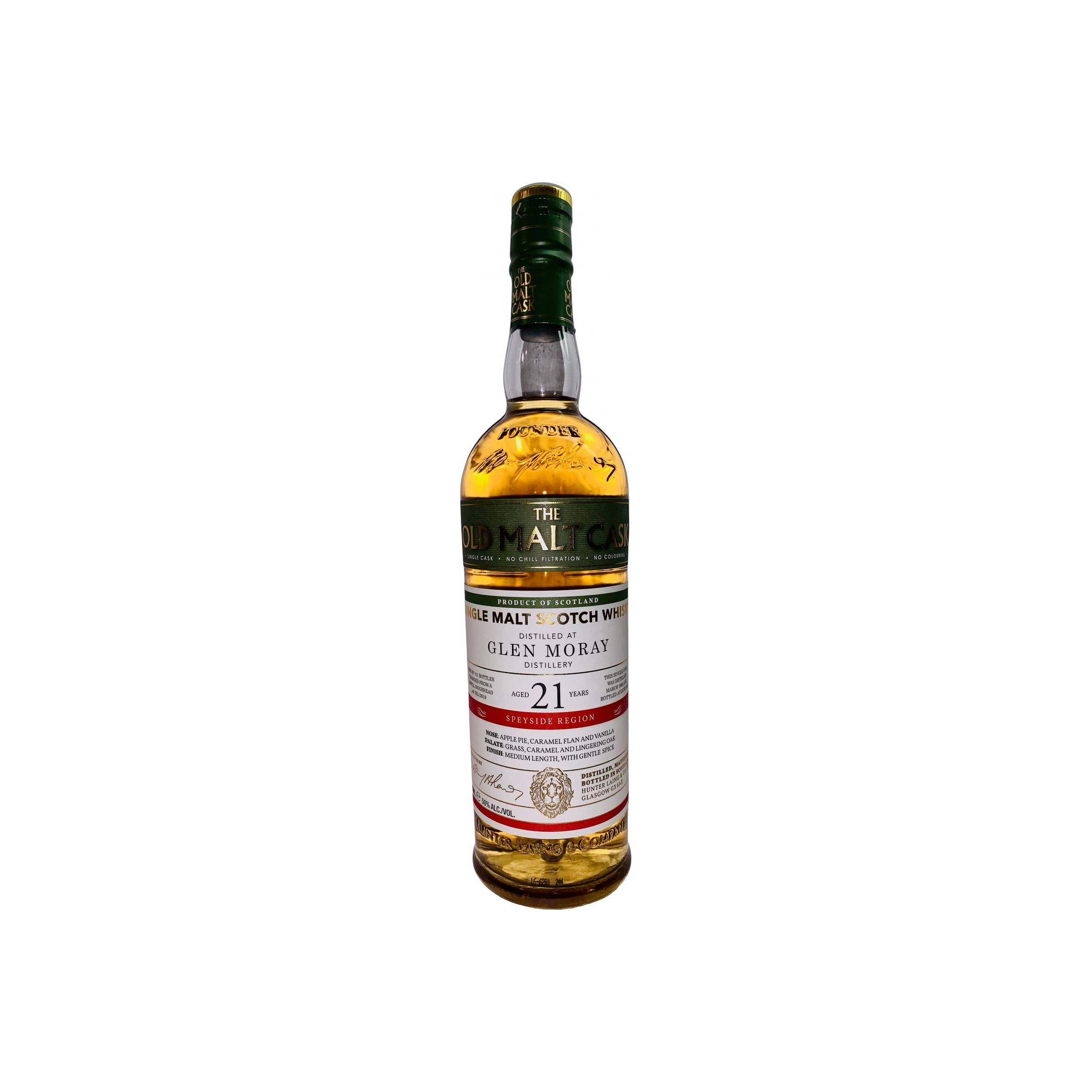 Glen Moray Old Malt Cask 1995 21 Years Single Malt Whisky