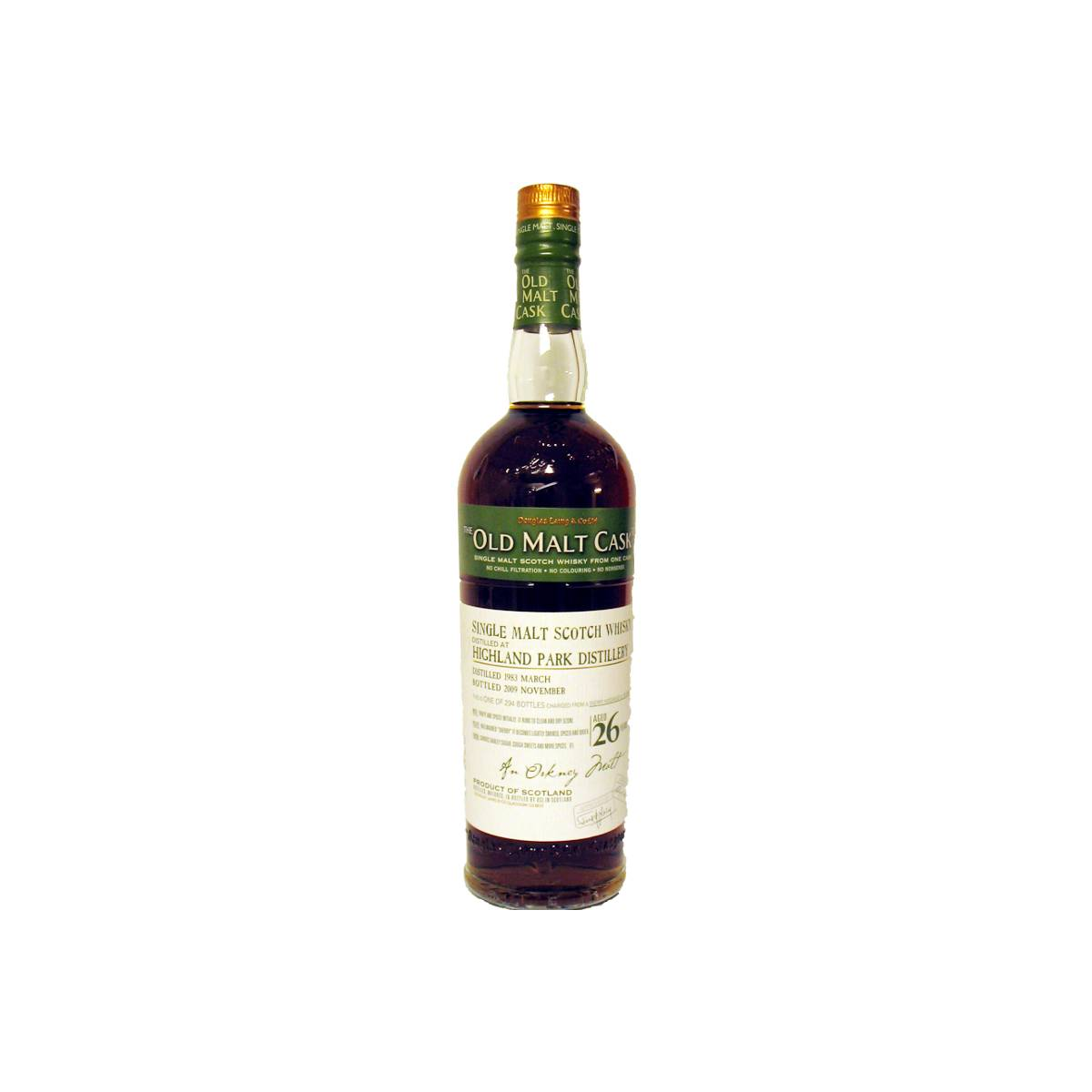 Highland Park Old Malt Cask 1983 26 Years Single Malt Whisky