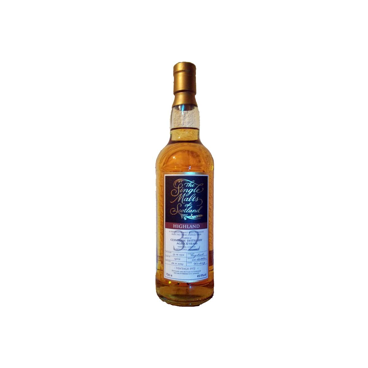 Clynelish The Single Malts of Scotland 1972 32 Years Single Malt Whisky