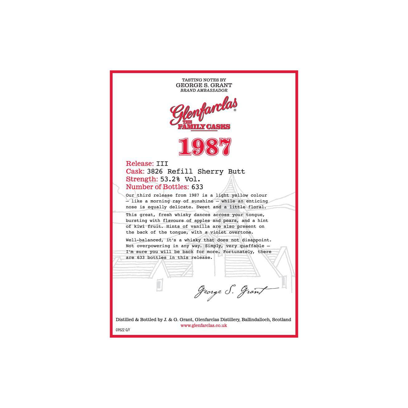 Glenfarclas 1987 21 Years Single Malt Whisky 2