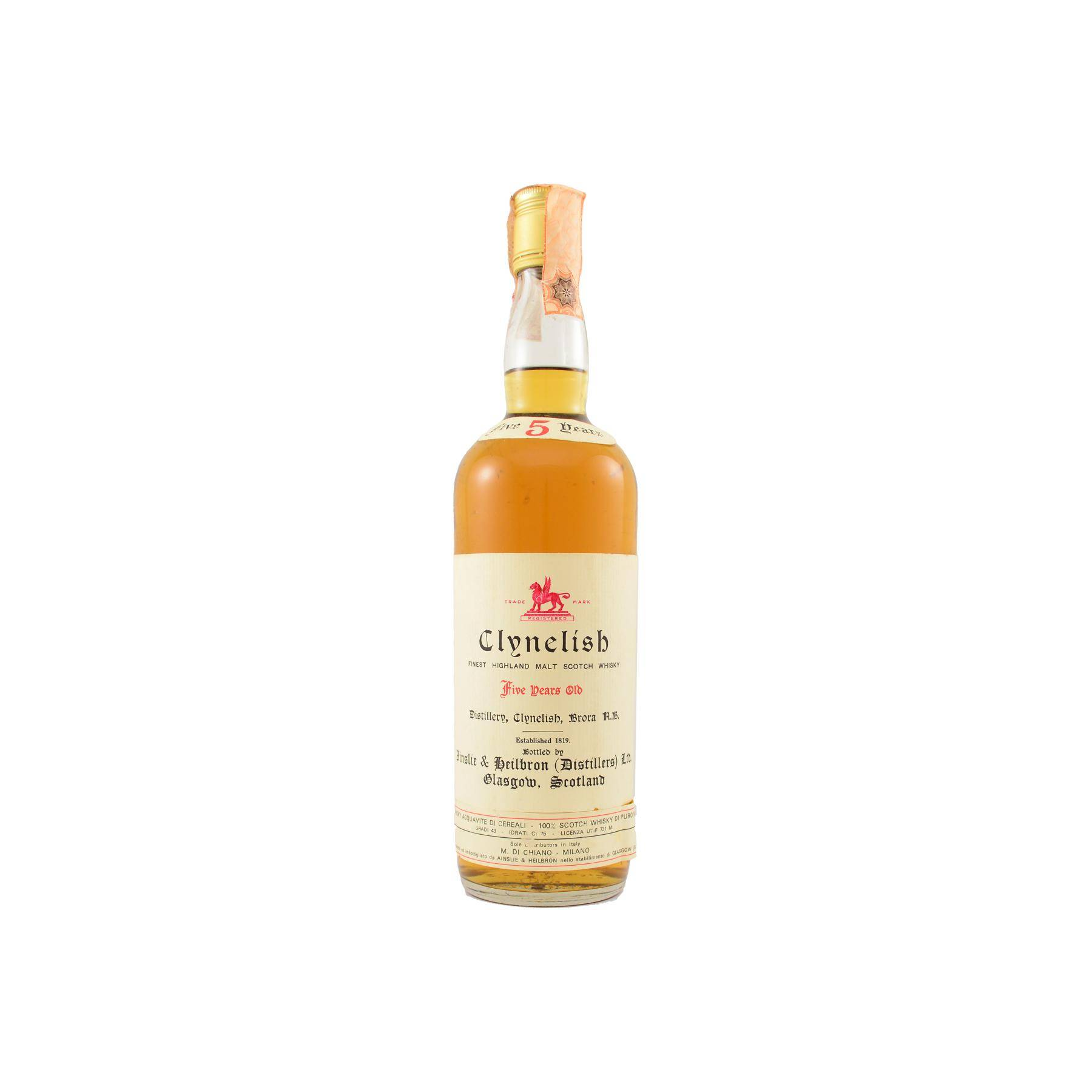 Clynelish 5 Years Single Malt Whisky
