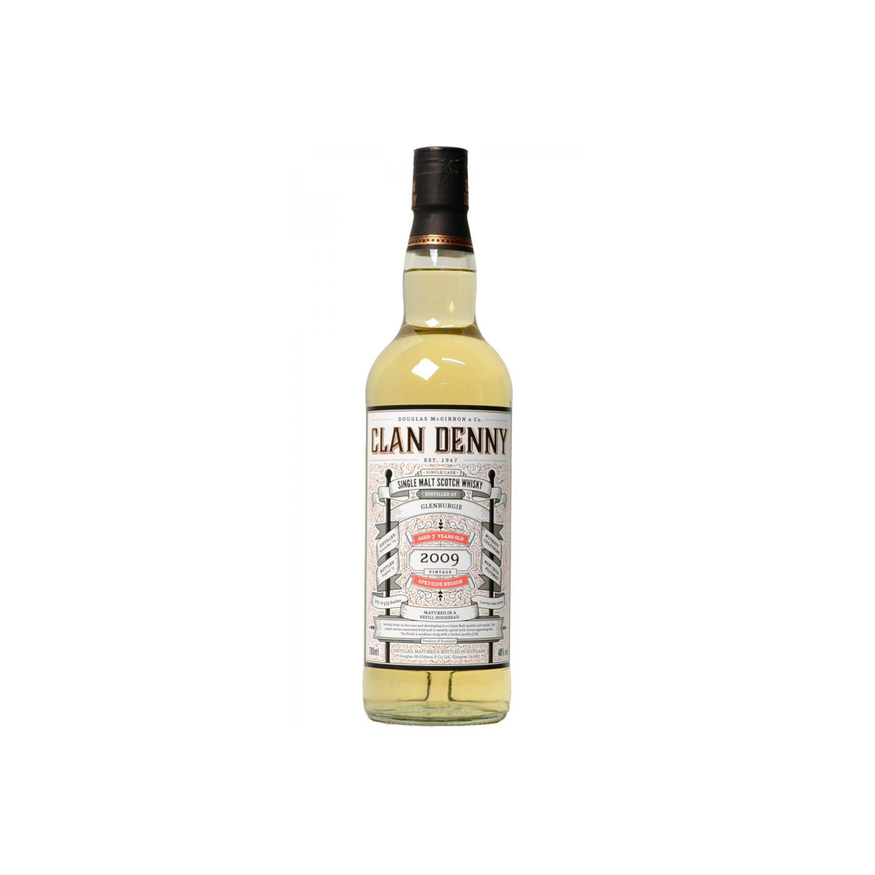 Glenburgie 2009 7 Years Single Malt Whisky