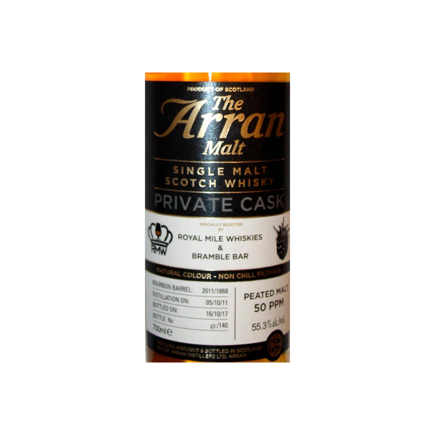 Arran Private Cask 2011 6 Years Single Malt Whisky 2