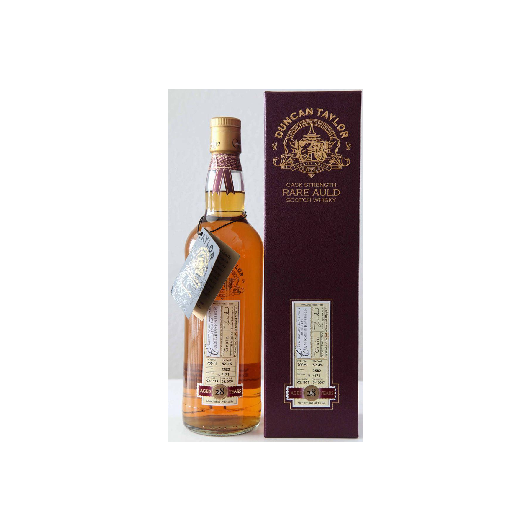 Cameronbridge Rare Auld 1979 28 Years Single Grain Whisky 2
