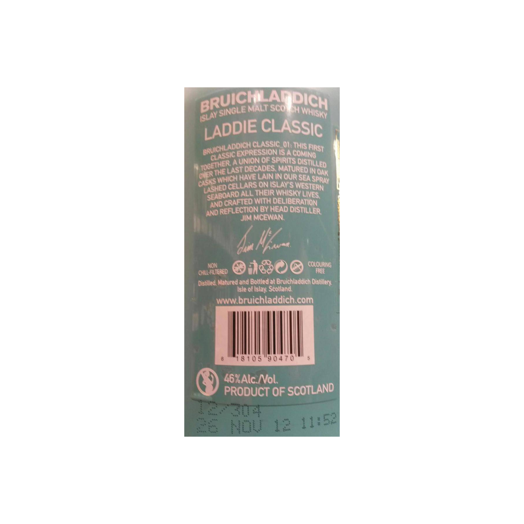 Bruichladdich Single Malt Whisky 2