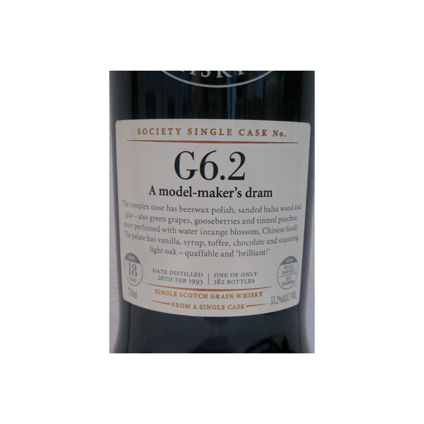 The Scotch Malt Whisky Society 1993 18 Years Single Malt Whisky 2