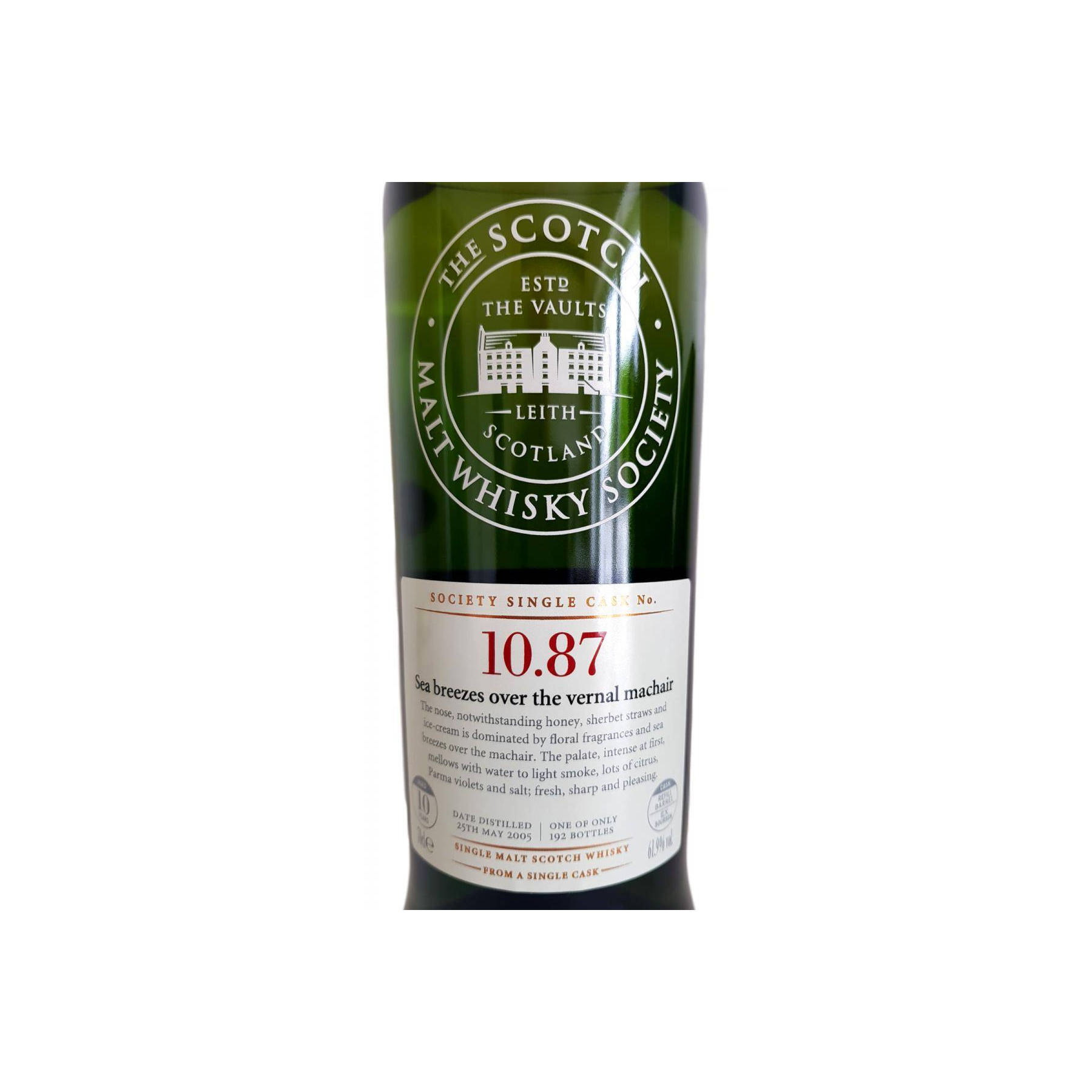 The Scotch Malt Whisky Society 2005 10 Years Single Malt Whisky 2