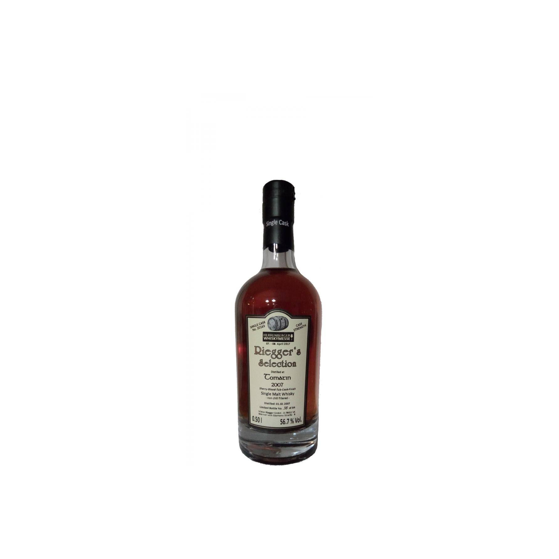 Tomatin Single Cask 2007 10 Years Single Malt Whisky