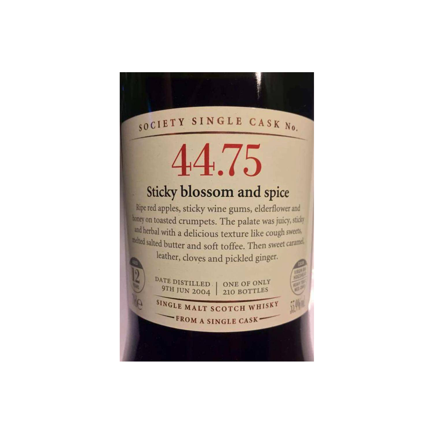 The Scotch Malt Whisky Society 2004 12 Years Single Malt Whisky 2