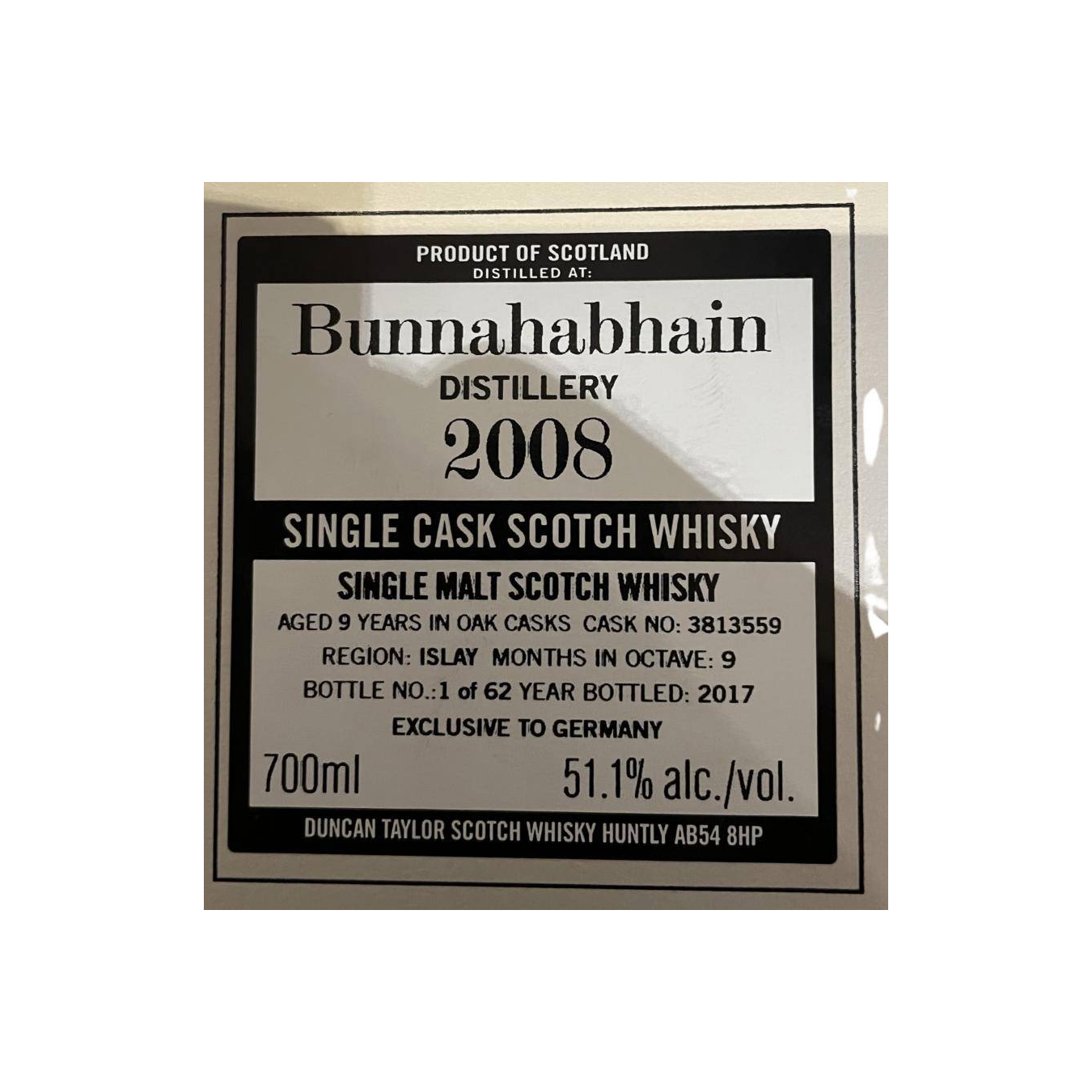 Bunnahabhain The Octave 2008 9 Years Single Malt Whisky
