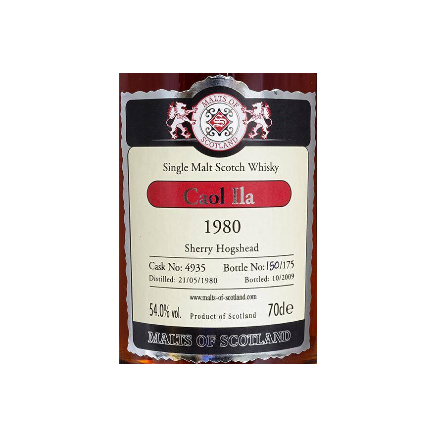 Caol Ila 1980 29 Years Single Malt Whisky 2