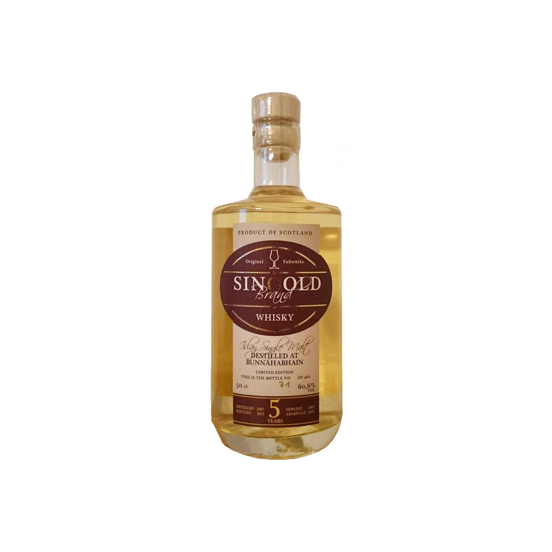 Bunnahabhain Limited Edition 2007 5 Years Single Malt Whisky