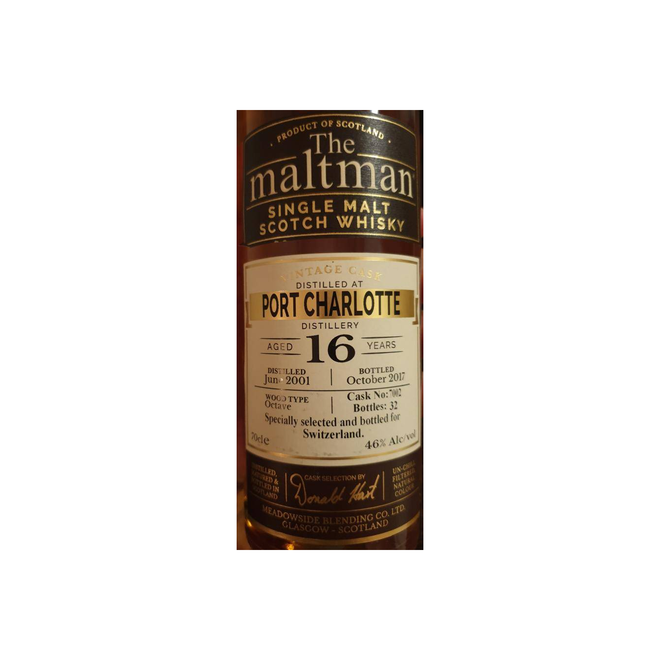 Bruichladdich 2001 16 Years Single Malt Whisky