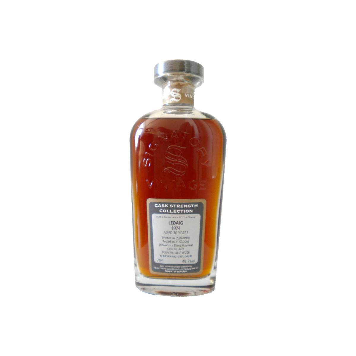 Tobermory Cask Strength Collection 1974 30 Years Single Malt Whisky