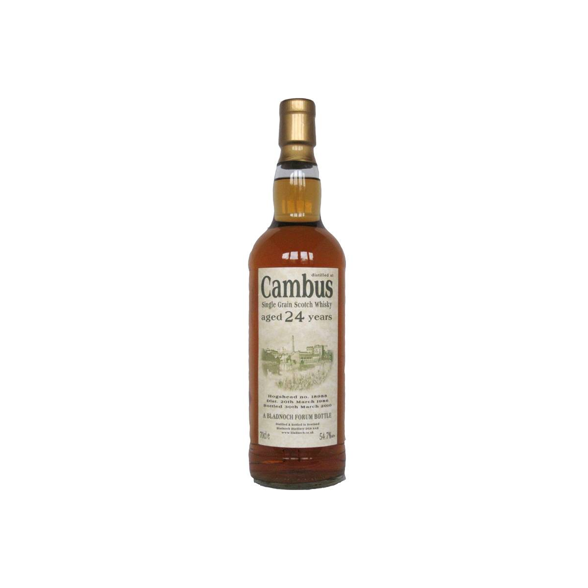 Cambus 1986 24 Years Single Grain Whisky