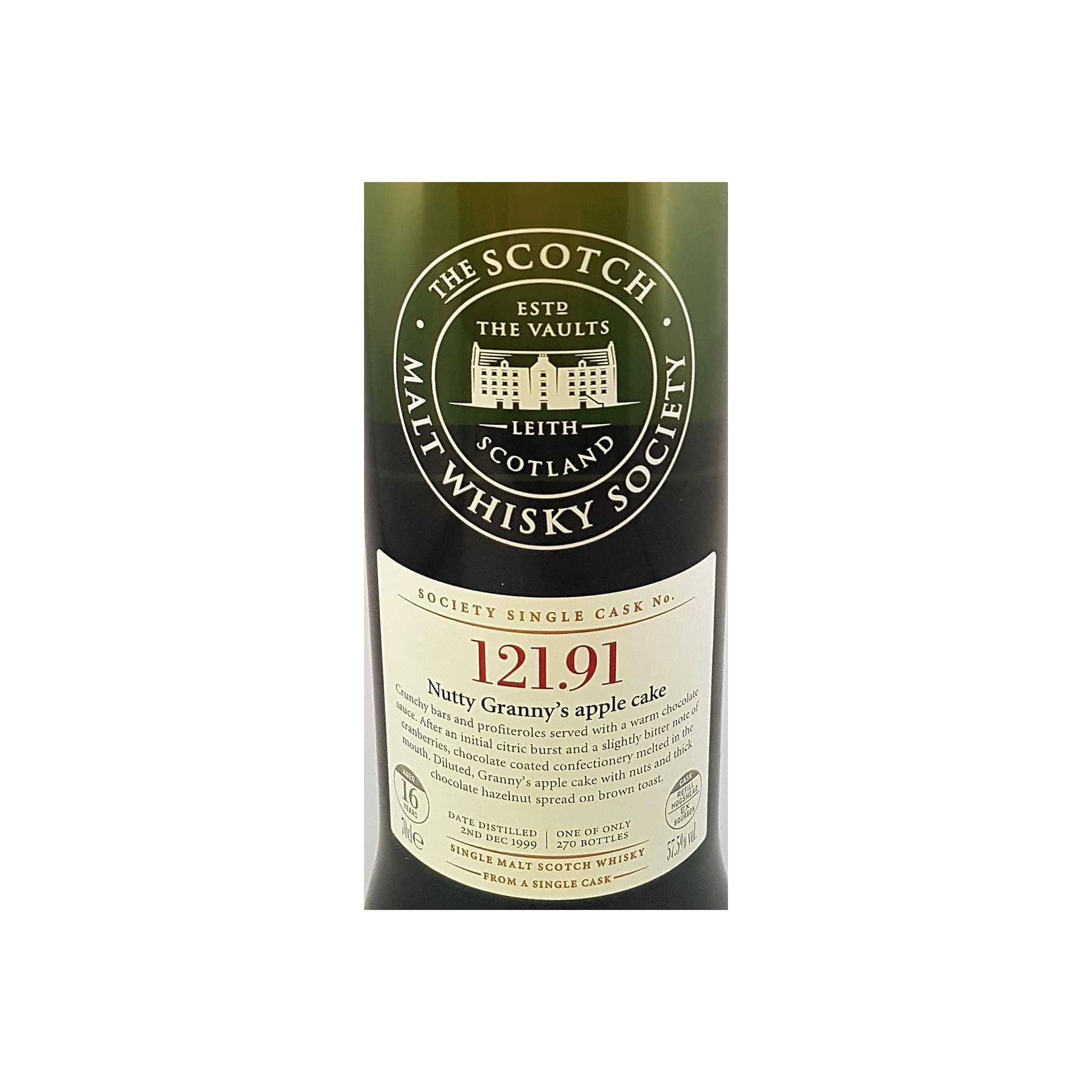The Scotch Malt Whisky Society 1999 16 Years Single Malt Whisky 2