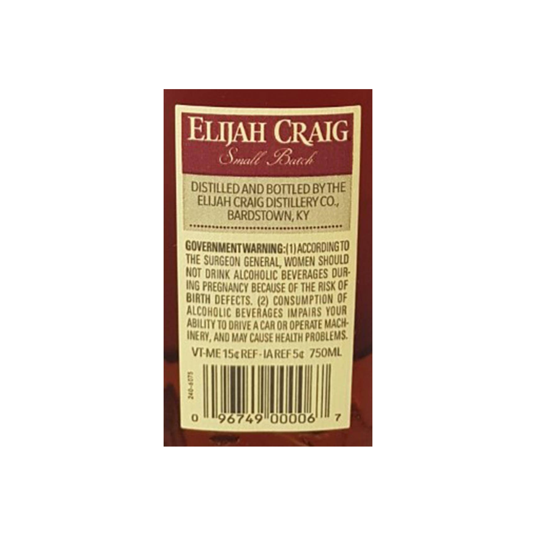 Elijah Craig Bourbon Whisky 3