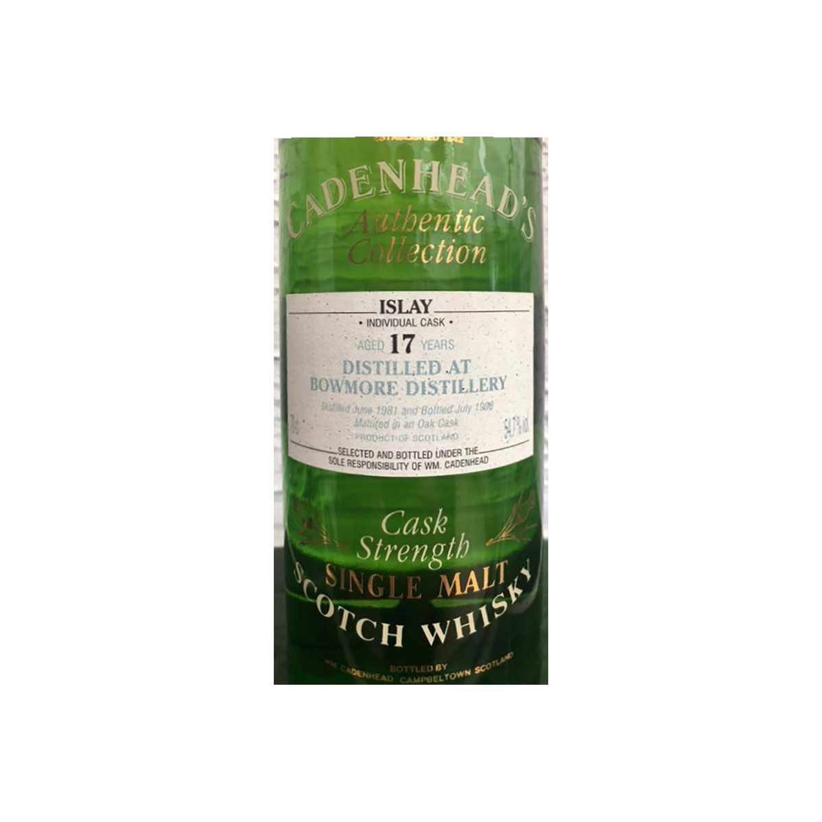 Bowmore Authentic Collection 1981 17 Years Single Malt Whisky