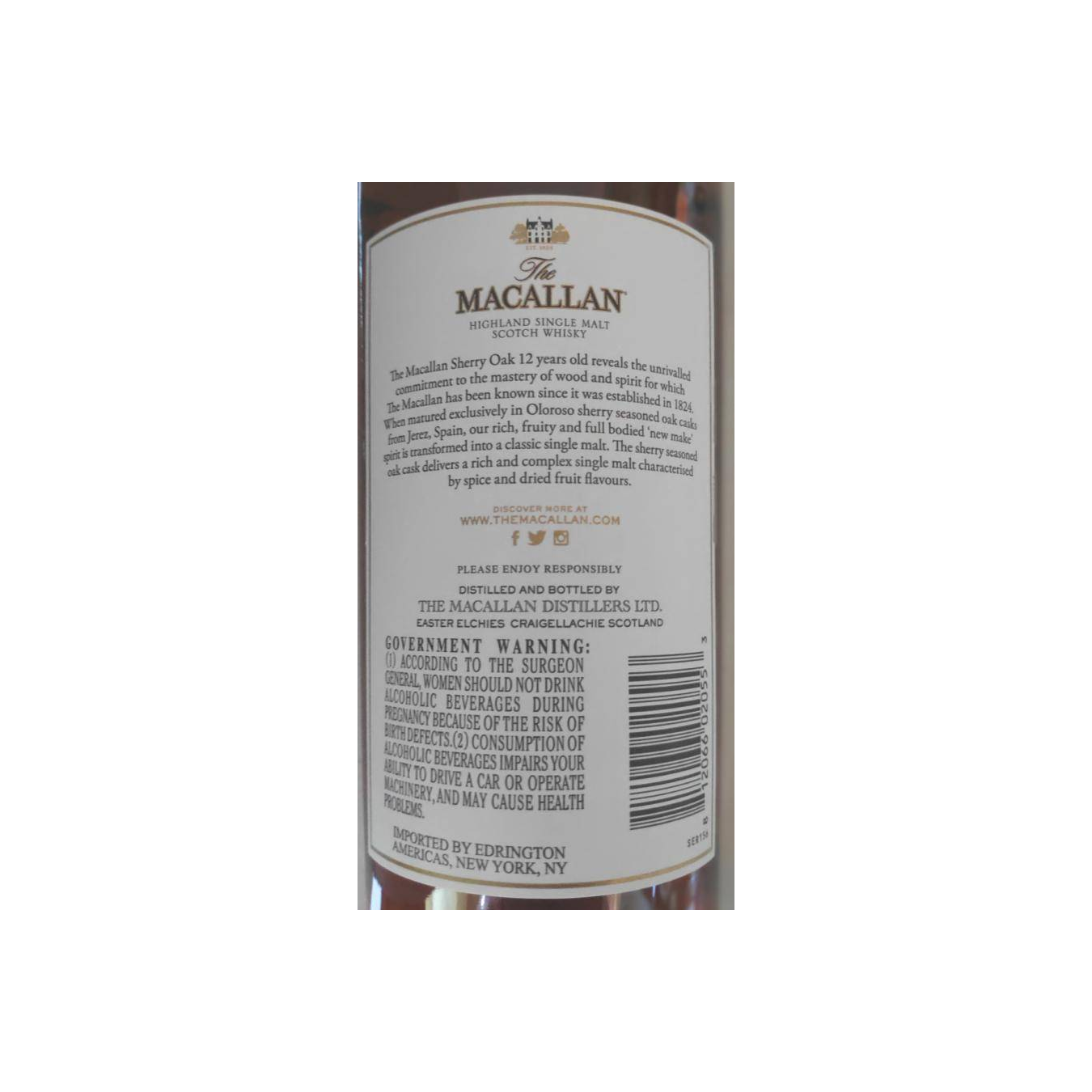 The Macallan 12 Years Single Malt Whisky 2