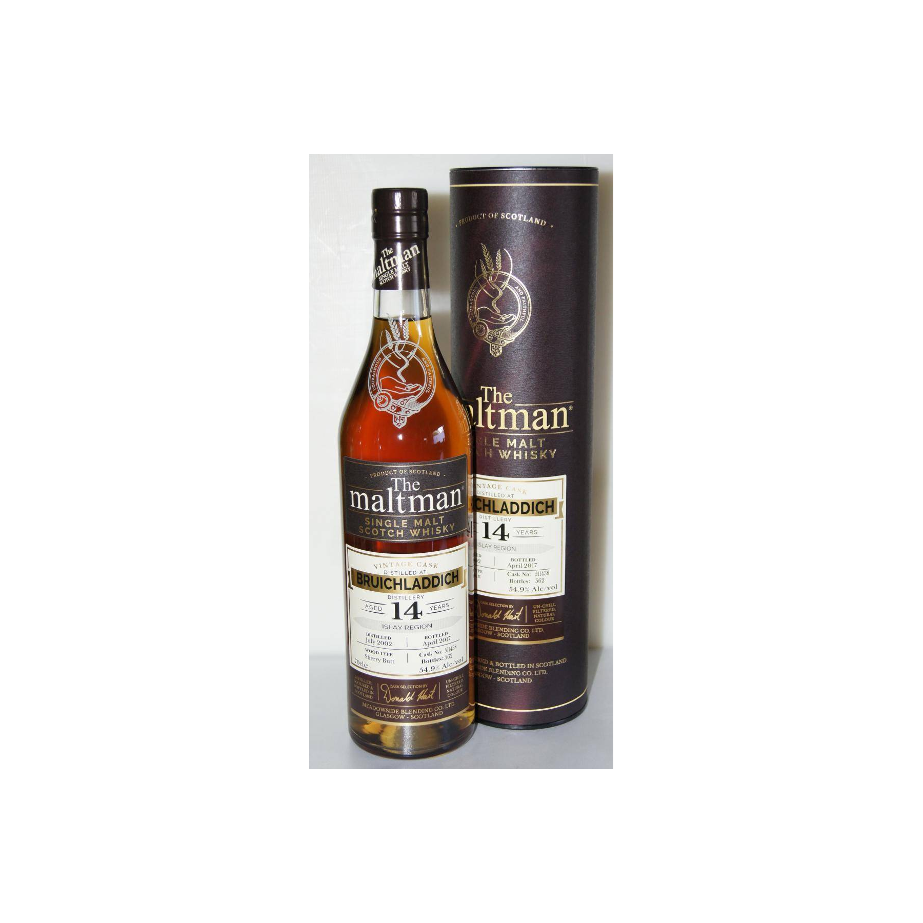 Bruichladdich 2002 14 Years Single Malt Whisky 2