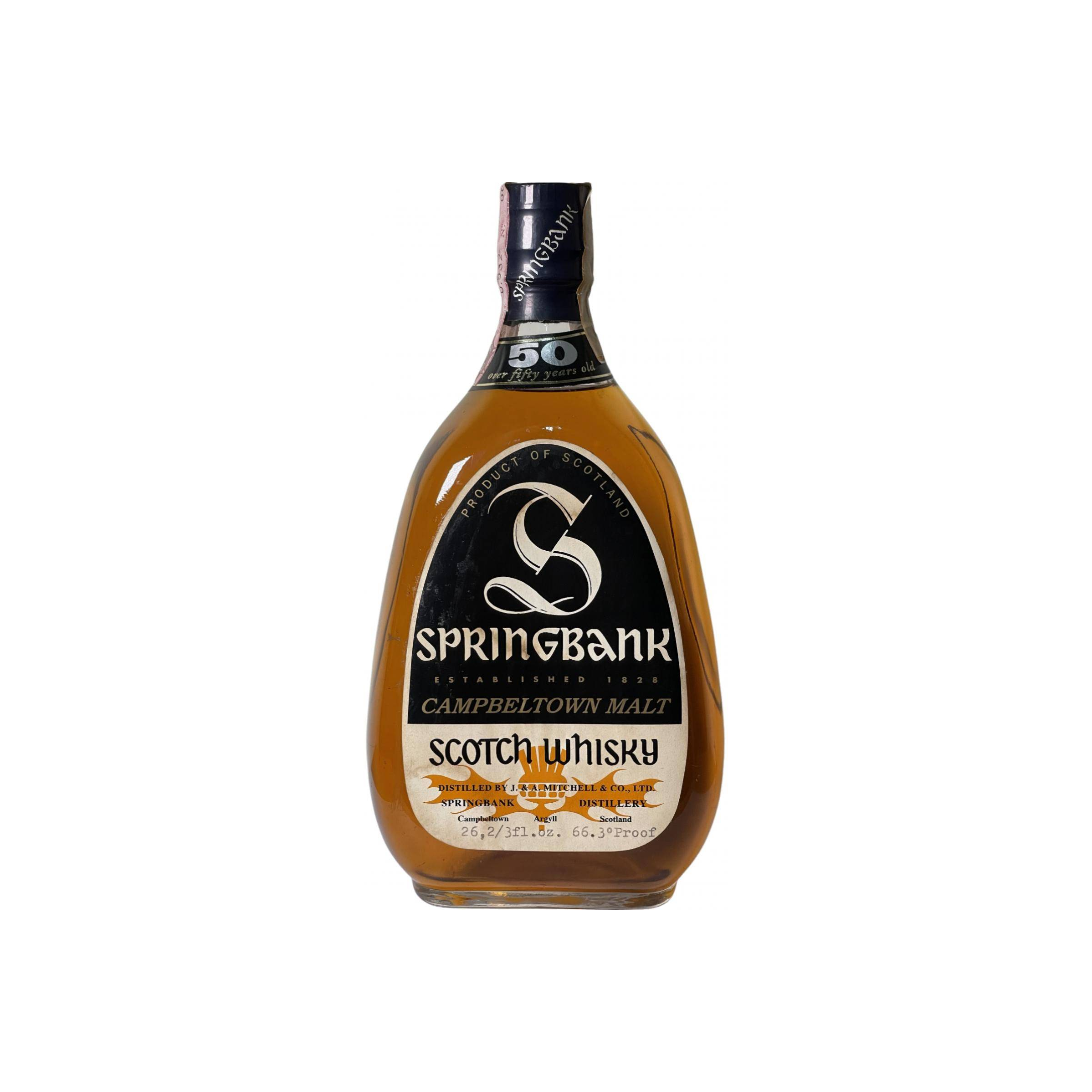 Springbank 1919 50 Years Single Malt Whisky