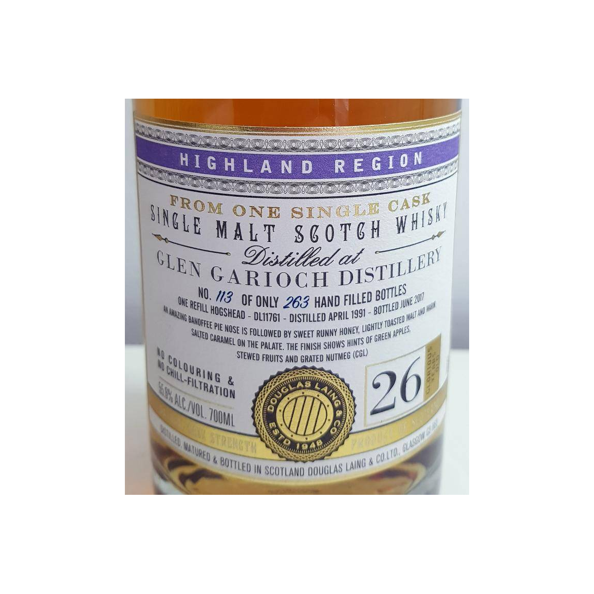 Glen Garioch 1991 26 Years Single Malt Whisky 2