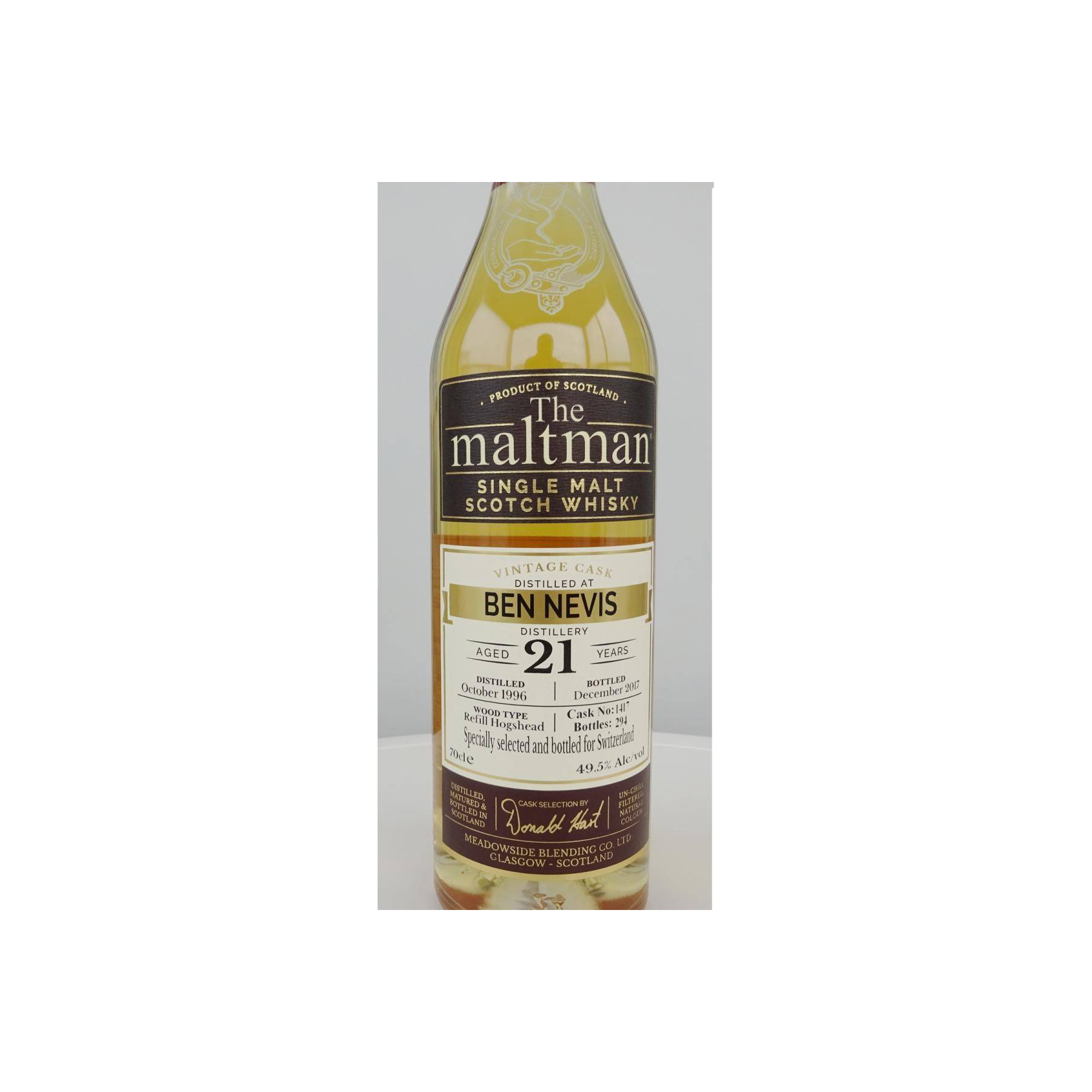 Ben Nevis 1996 21 Years Single Malt Whisky 3