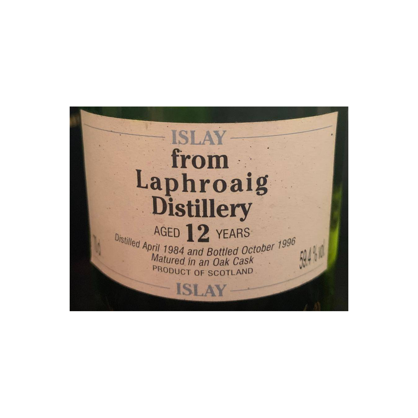 Laphroaig Authentic Collection 1984 12 Years Single Malt Whisky