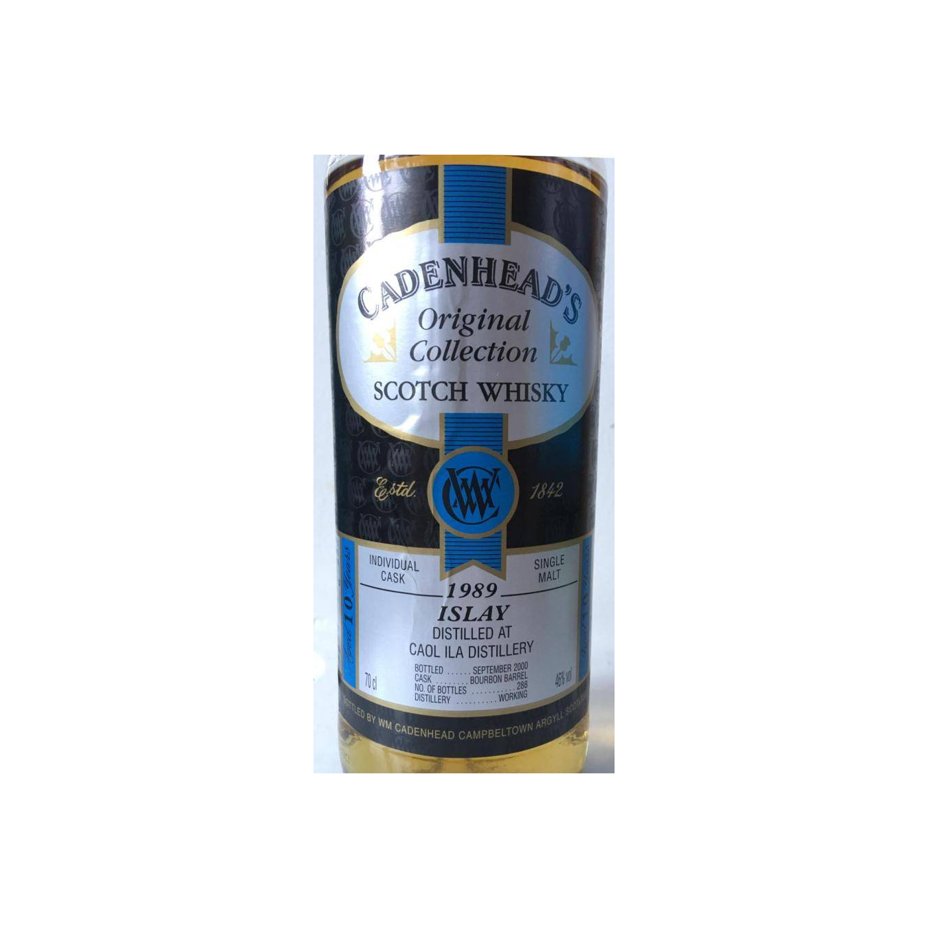 Caol Ila 1989 10 Years Single Malt Whisky