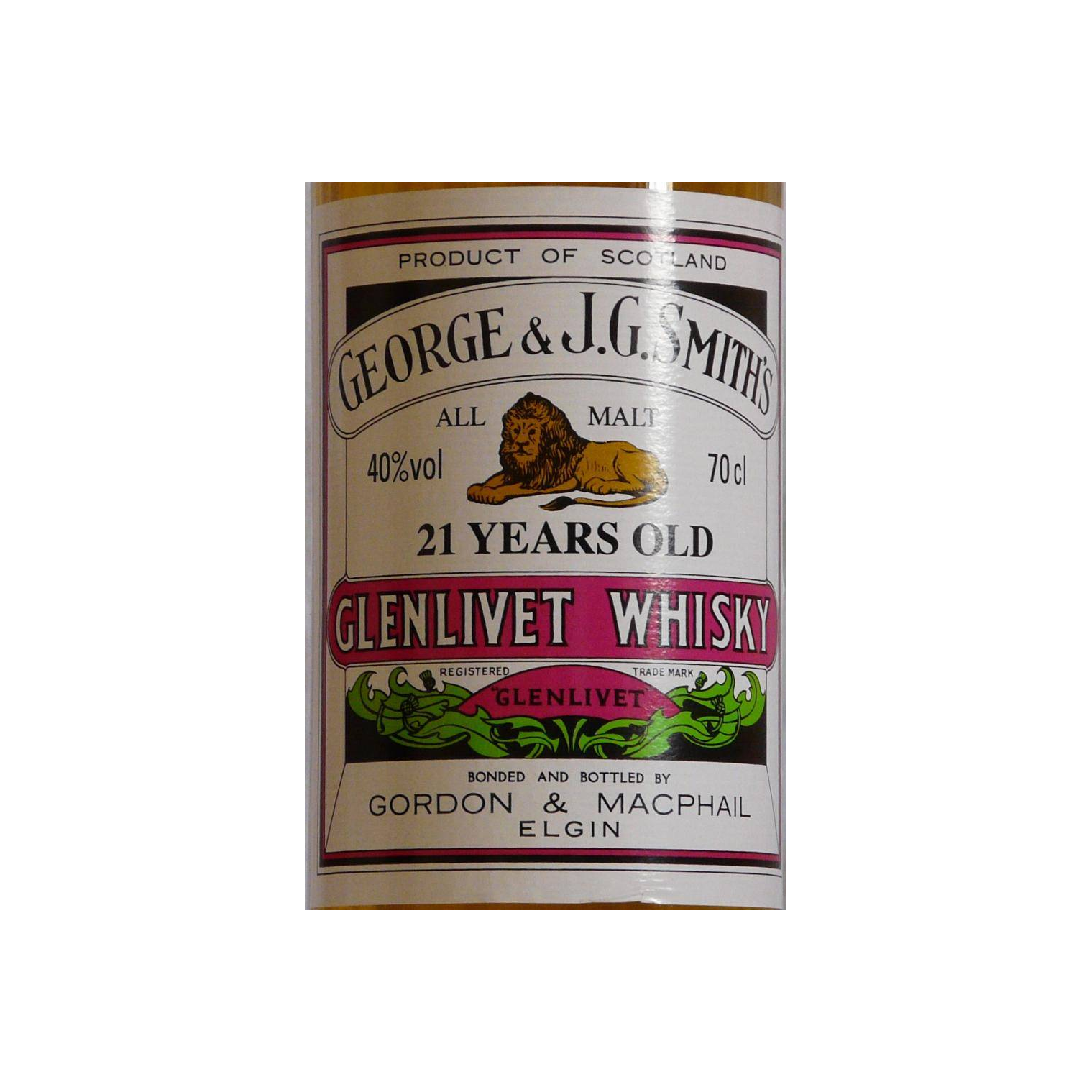 The Glenlivet 21 Years Single Malt Whisky 2