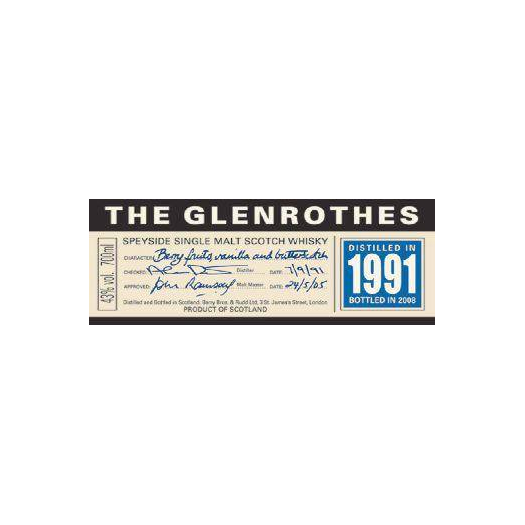 The Glenrothes 1991 18 Years Single Malt Whisky