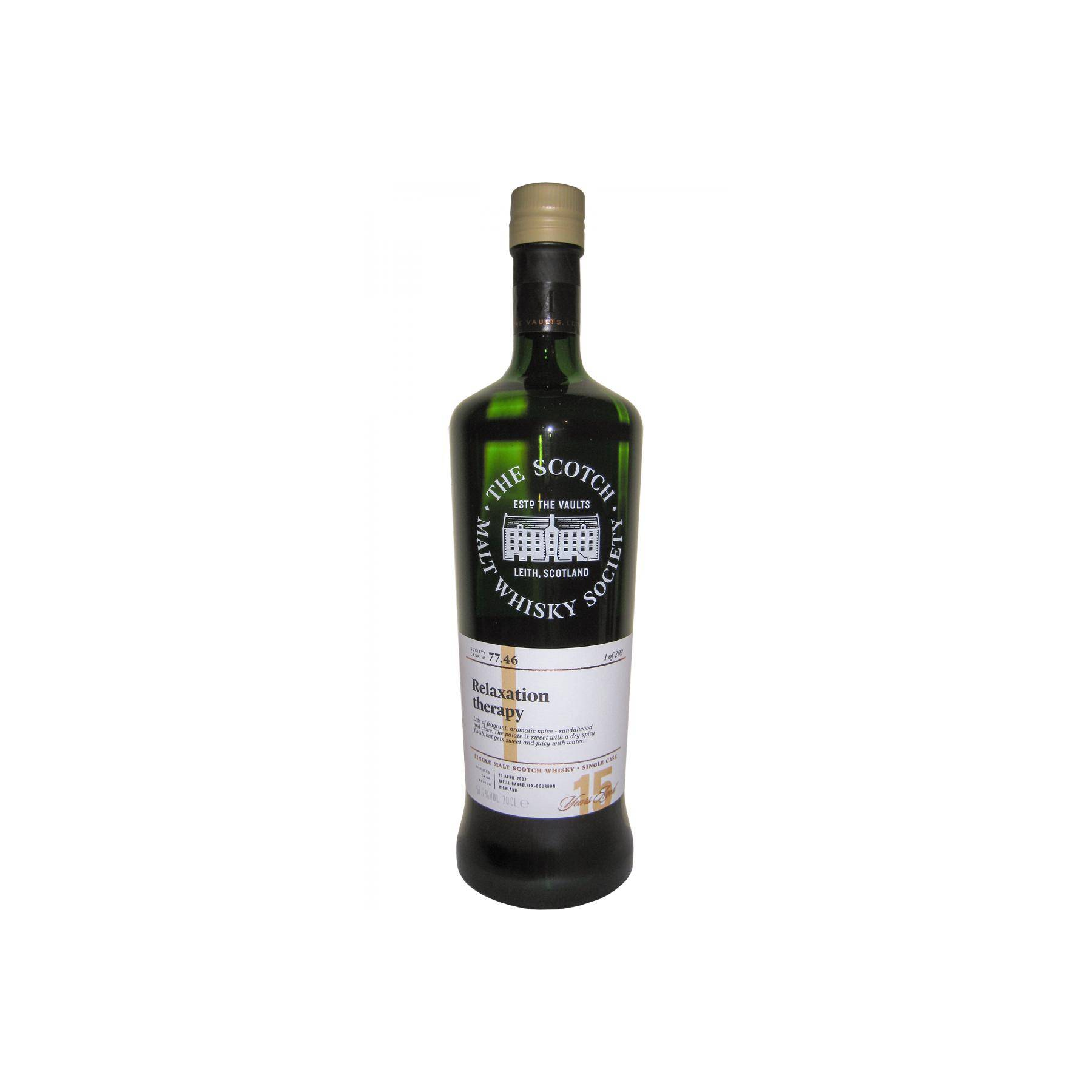 The Scotch Malt Whisky Society 2002 15 Years Single Malt Whisky