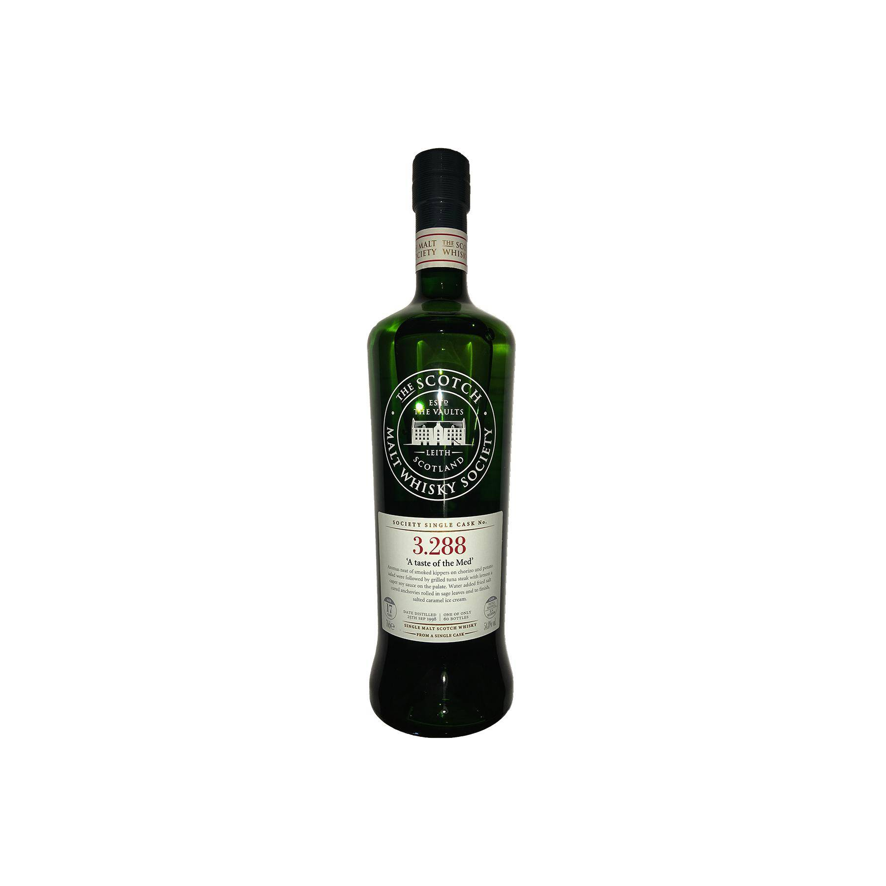 The Scotch Malt Whisky Society 1998 17 Years Single Malt Whisky