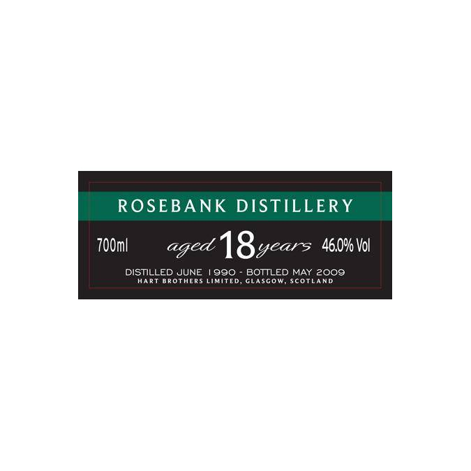 Rosebank Finest Collection 1990 18 Years Single Malt Whisky