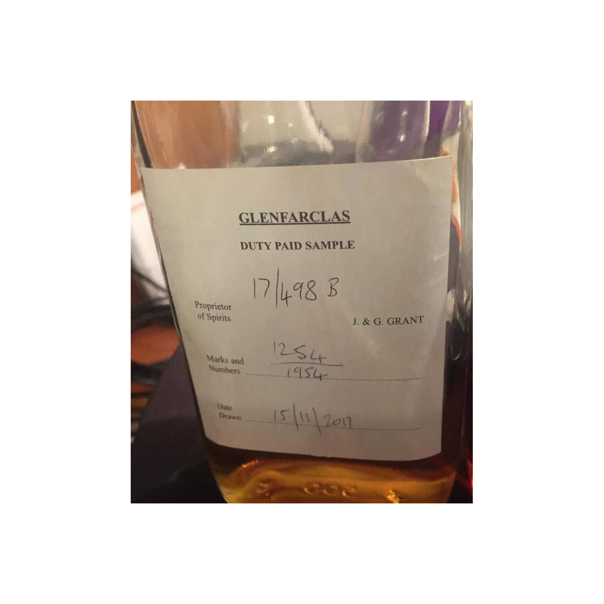 Glenfarclas 1954 63 Years Single Malt Whisky