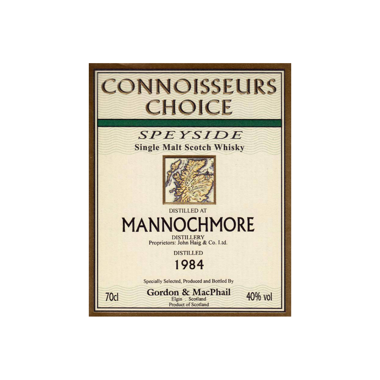 Mannochmore Connoisseurs Choice 1984 13 Years Single Malt Whisky 2