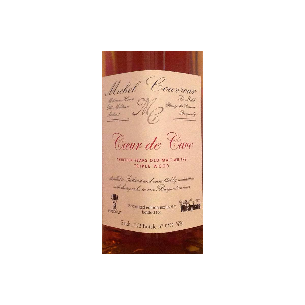 Michel Couvreur 13 Years Single Malt Whisky 2
