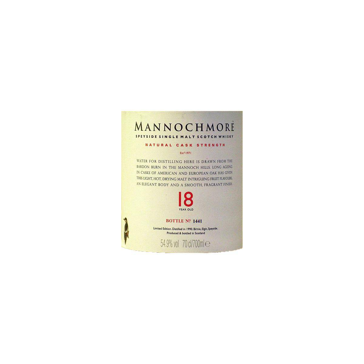 Mannochmore 1990 18 Years Single Malt Whisky 3