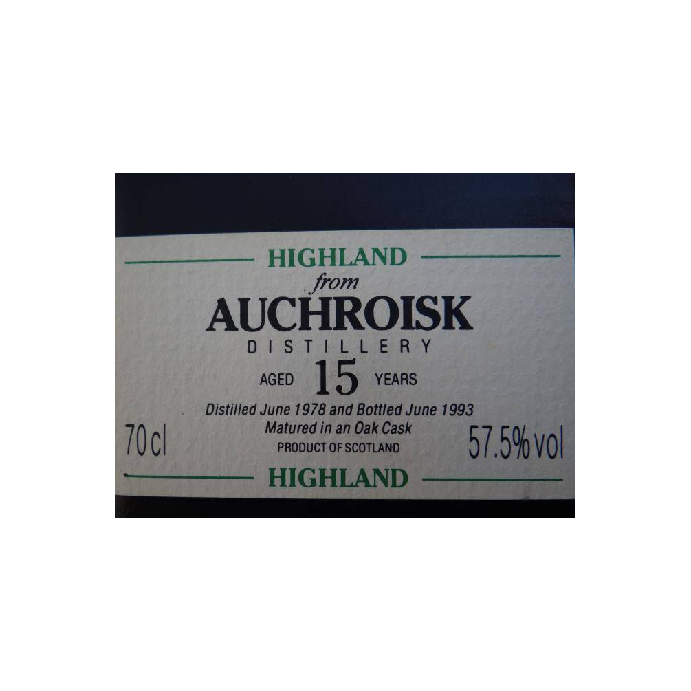 Auchroisk Authentic Collection 1978 15 Years Single Malt Whisky 2