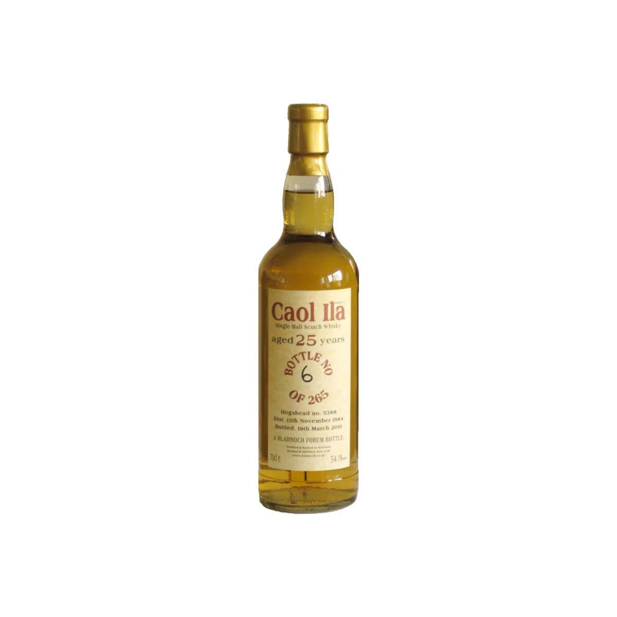 Caol Ila 1984 25 Years Single Malt Whisky