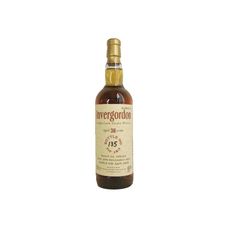 Invergordon 1972 36 Years Single Grain Whisky