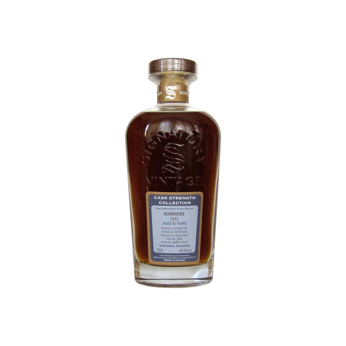 Bowmore Cask Strength Collection 1972 36 Years Single Malt Whisky
