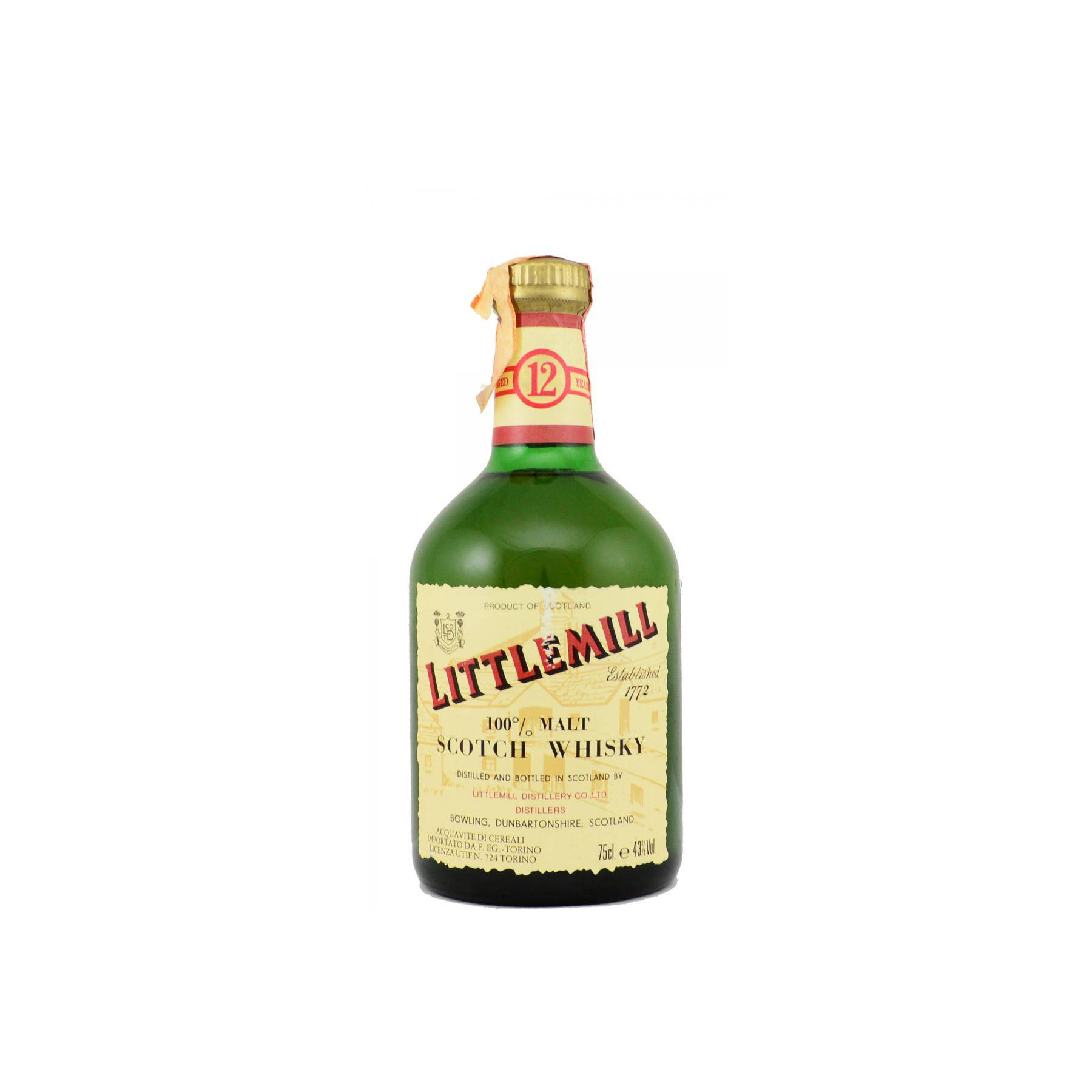 Littlemill 12 Years Single Malt Whisky