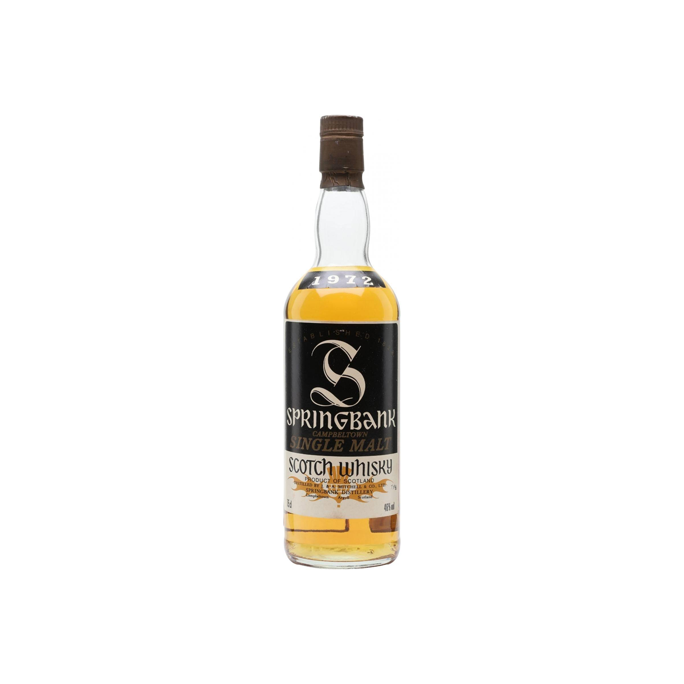 Springbank 1972 Single Malt Whisky