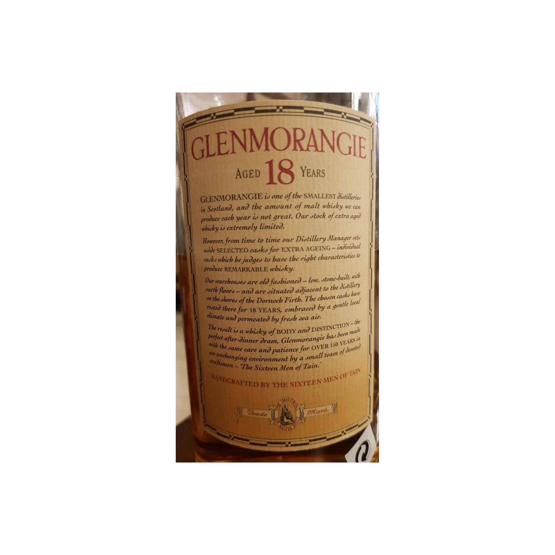 Glenmorangie 18 Years Single Malt Whisky 2