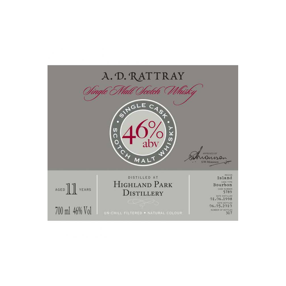 Highland Park Single Cask 1998 11 Years Single Malt Whisky 2