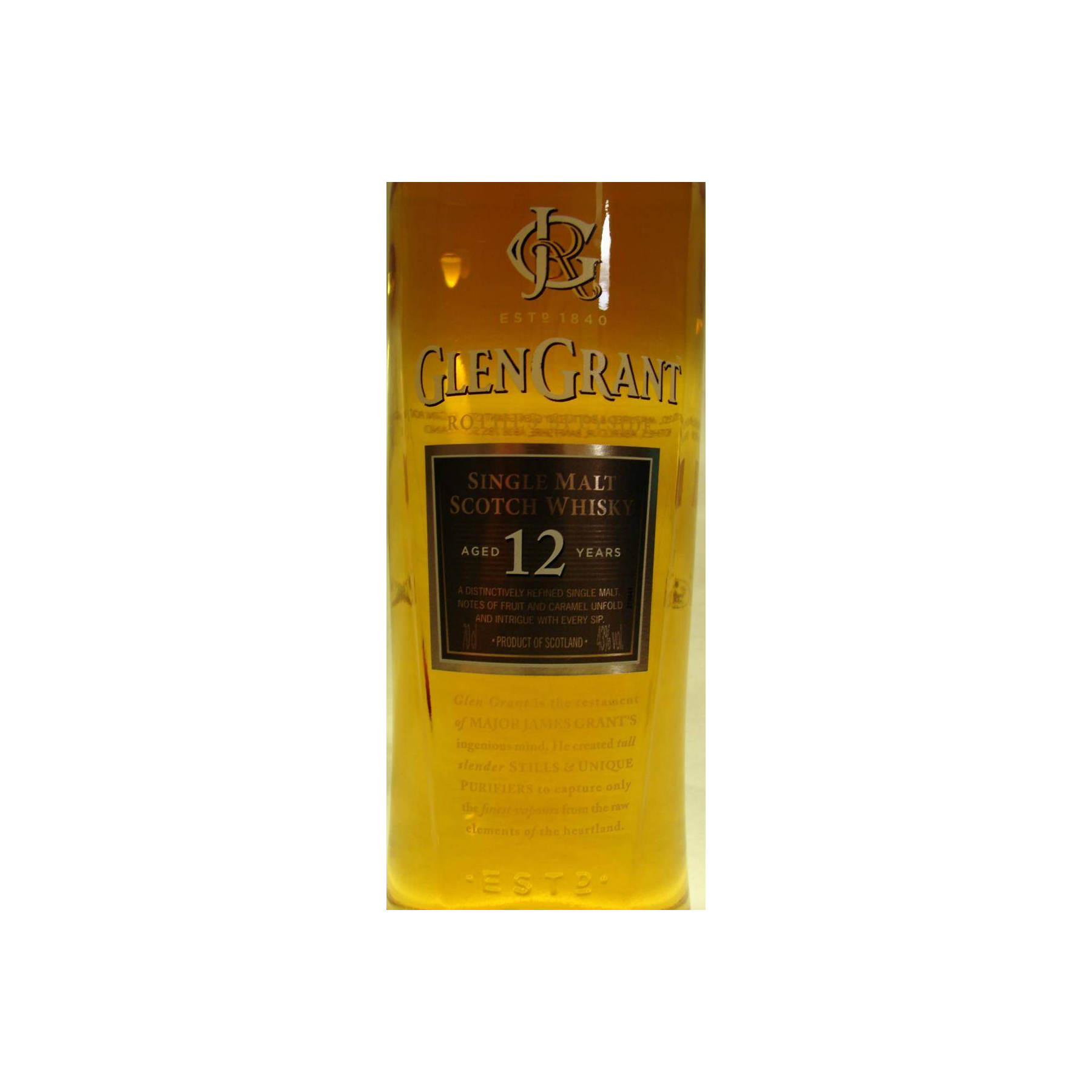 Glen Grant 12 Years Single Malt Whisky 3