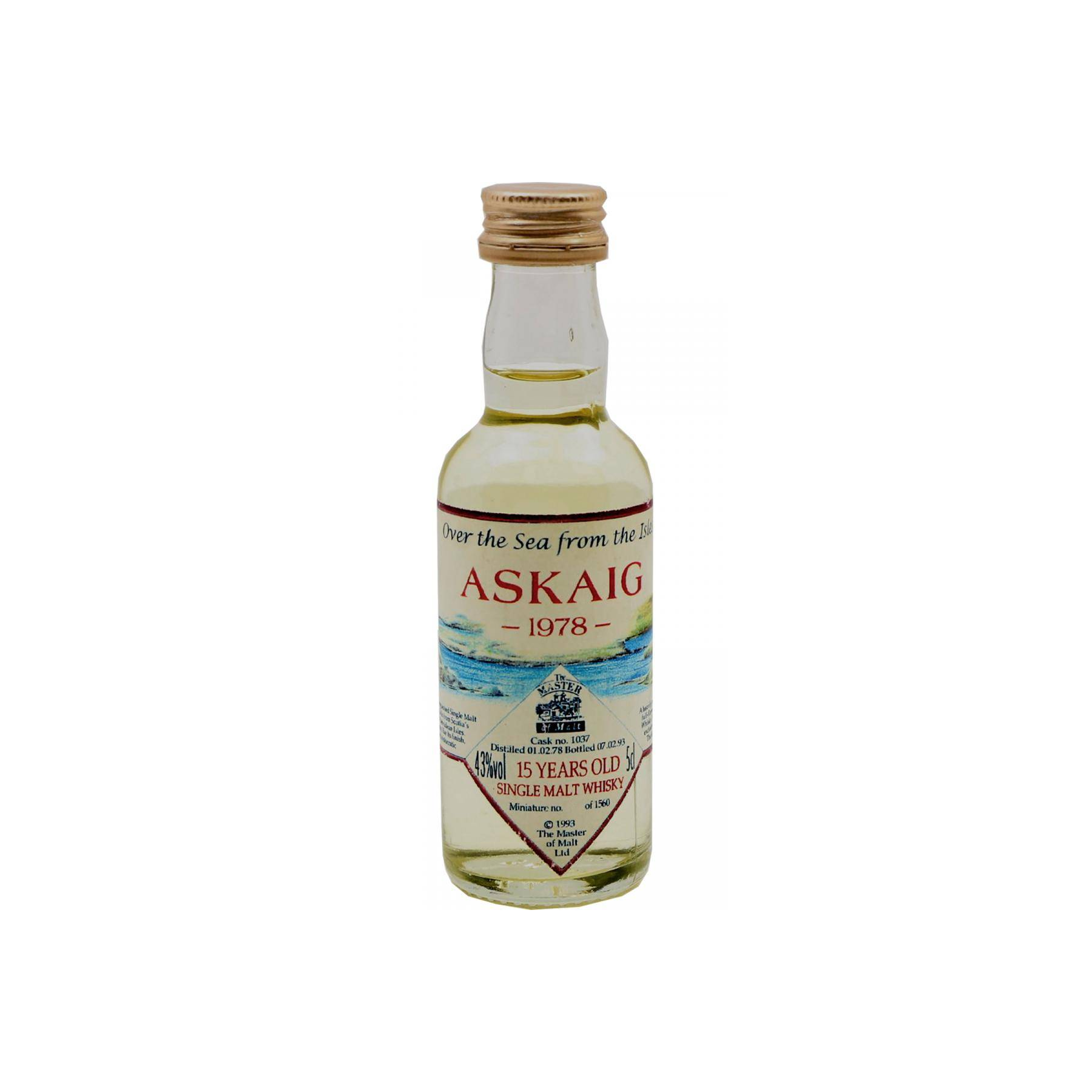 Master of Malt Miniature 1978 15 Years Single Malt Whisky 2