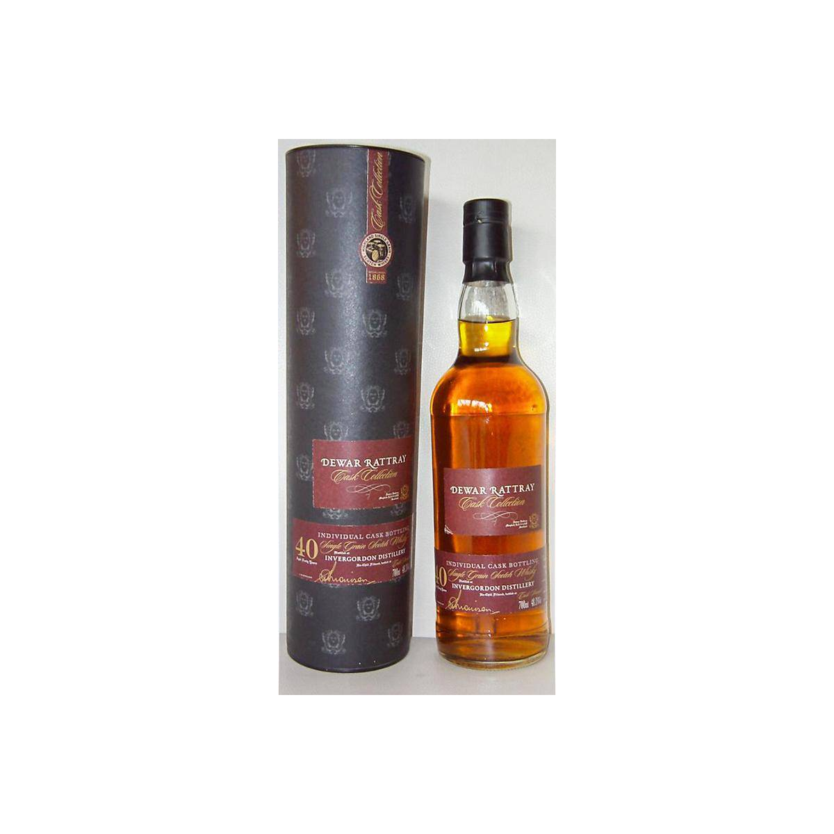 Invergordon Individual Cask Bottling 1964 40 Years Single Grain Whisky