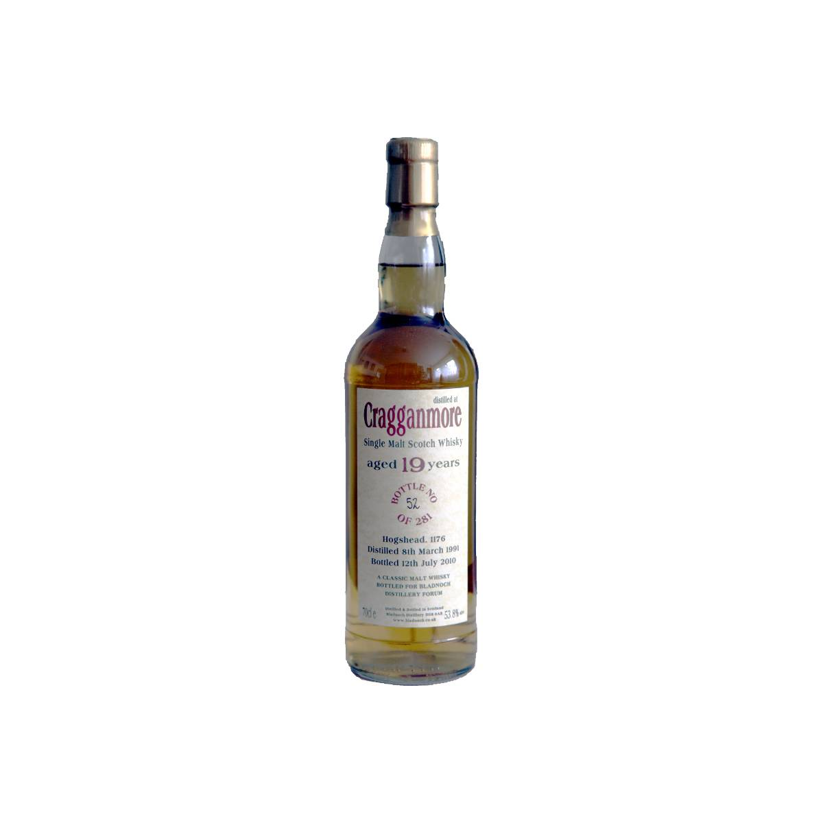 Cragganmore 1991 19 Years Single Malt Whisky 2